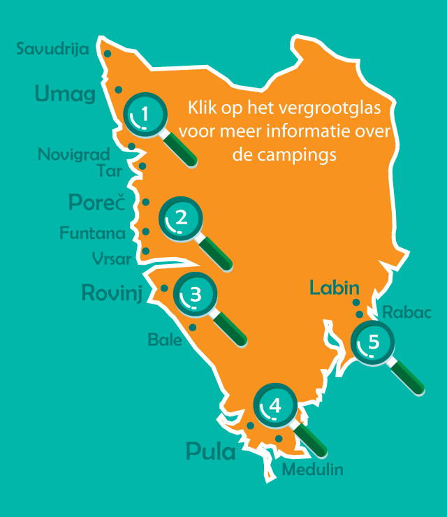 Beste campings in Istrië