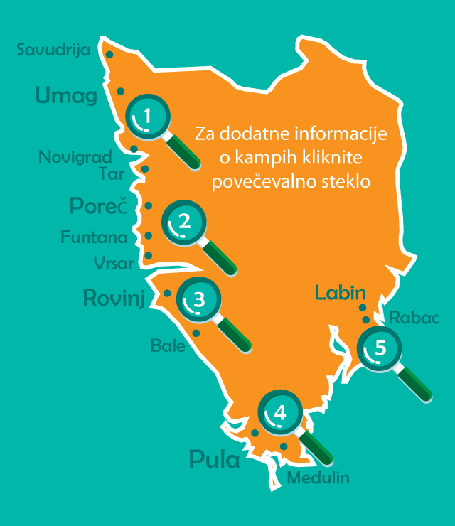 Najboljsi kampi v Istri