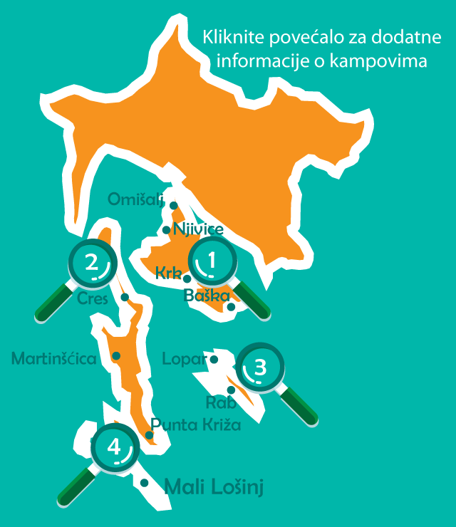 Najbolji kampovi na Kvarneru