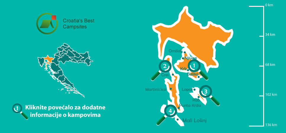 Najbolji kampovi na Kvarneru