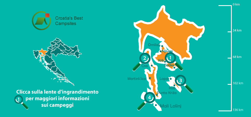 I migliori campeggi del Quarnaro