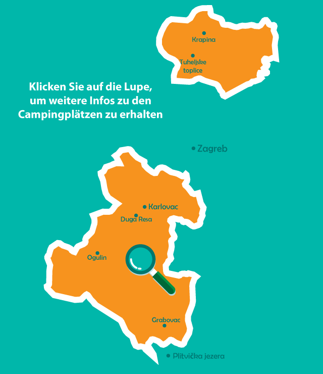 Die besten Campingplätze im Landesinneren