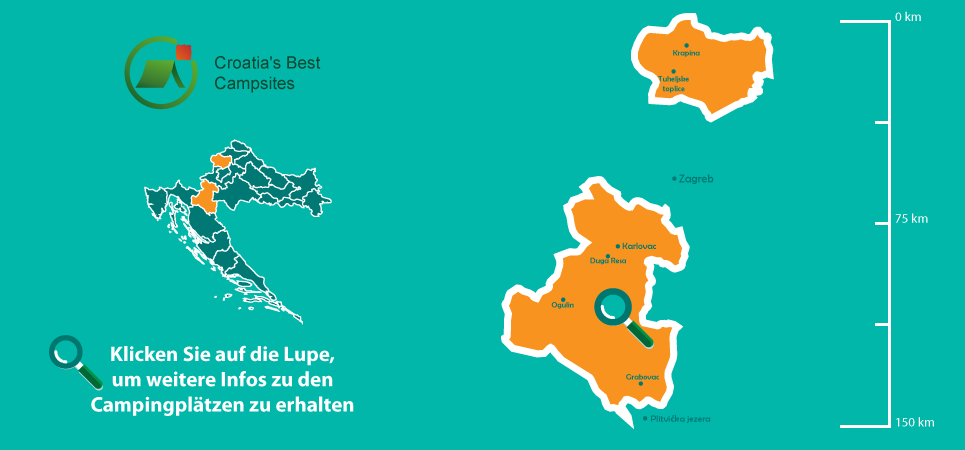 Die besten Campingplätze im Landesinneren