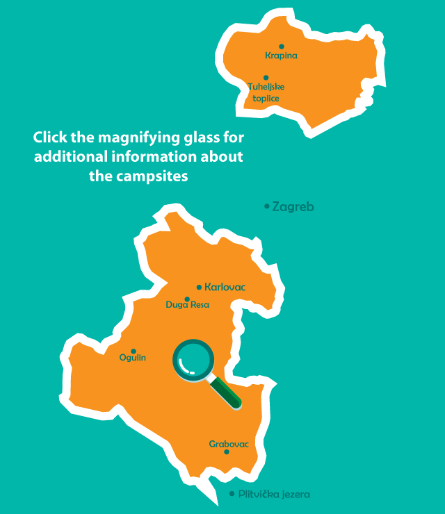 Best campsites in inland Croatia