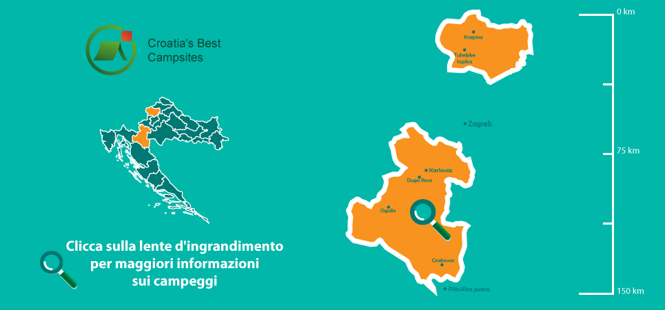 I migliori campeggi dell´entroterra