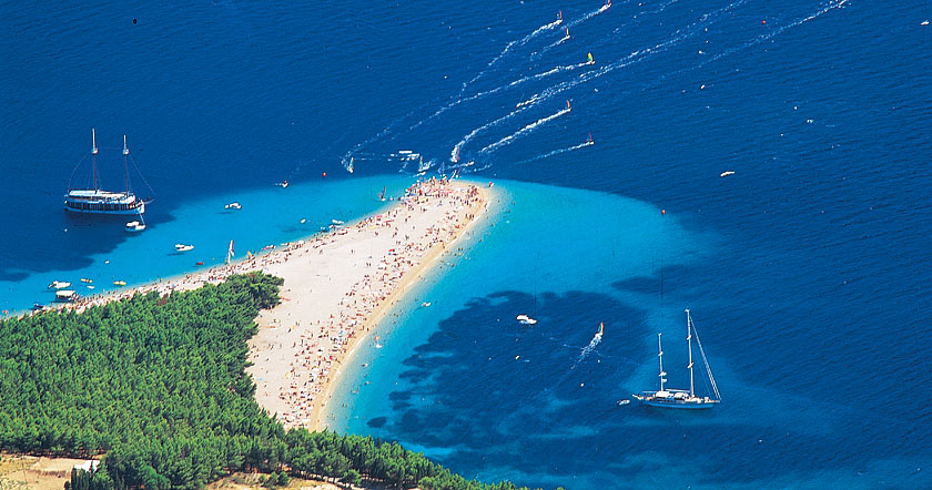Beach Zlatni Rat Island Brač - photo