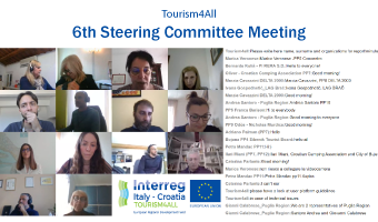 Tourism4All 6th steering comittee meeting