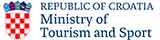 Het Kroatische Ministerie voor Toerisme en Sport - logo