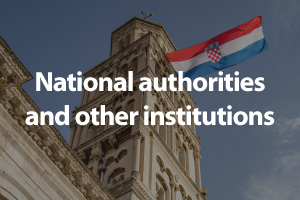 Croatian authorities, associations and other institutions