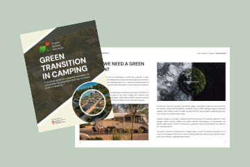 Green transition in camping