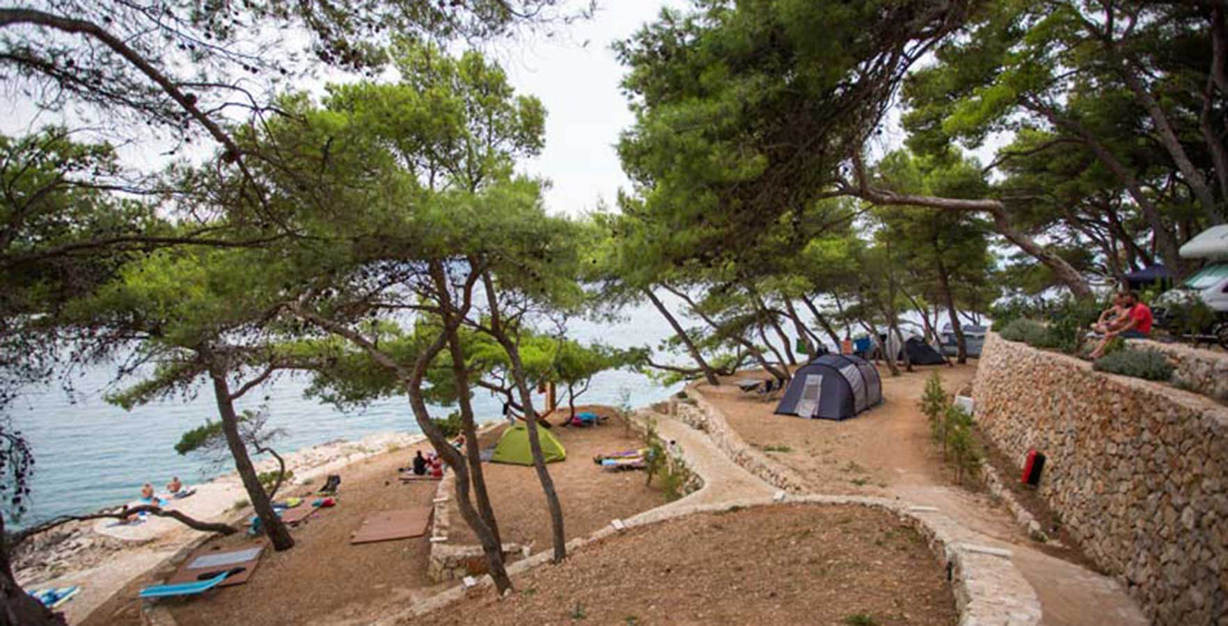 Campsite Holiday Jelsa Dalmatia CAMPING HR